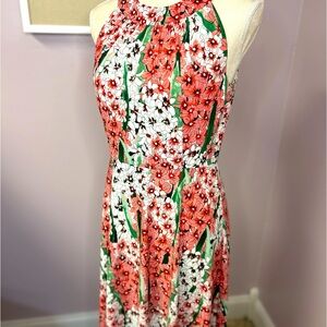 Tommy Hilfiger size 4 mid length floral dress. Like new-only worn a couple times